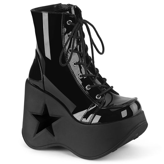 DemoniaCult  Botines DYNAMITE-106 Blk Pat