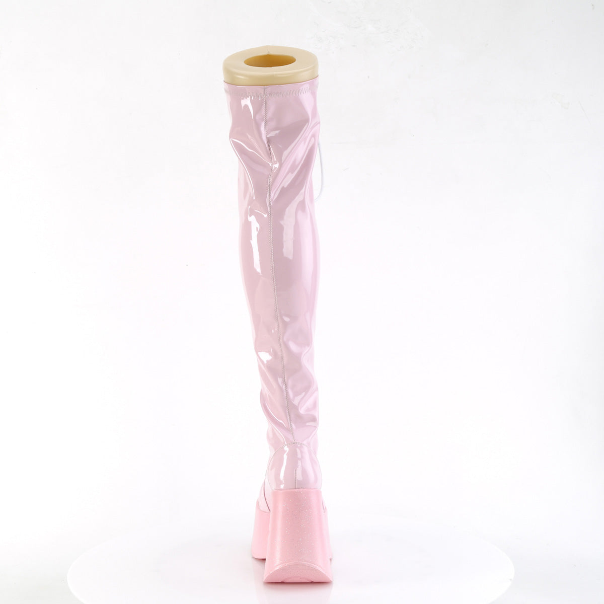 DemoniaCult Botas DYNAMITE-300 B. Pink Stretch Holo