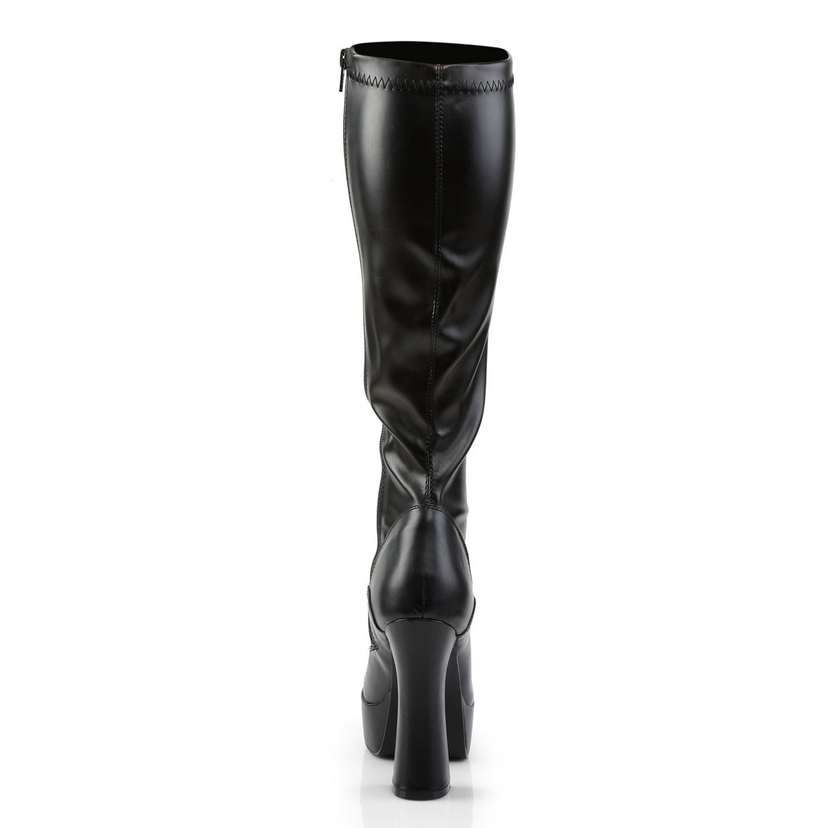 Pleaser Botas de mujer ELECTRA-2000z Blk Str Faux Cuero