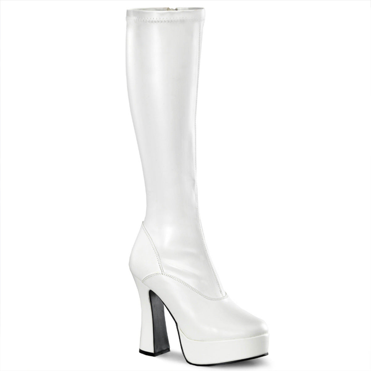 Pleaser Botas de mujer ELECTRA-2000z wht str imaux cuero