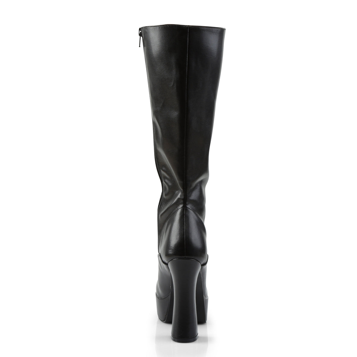 Pleaser Botas de mujer ELECTRA-2020 Blk Faux Cuero