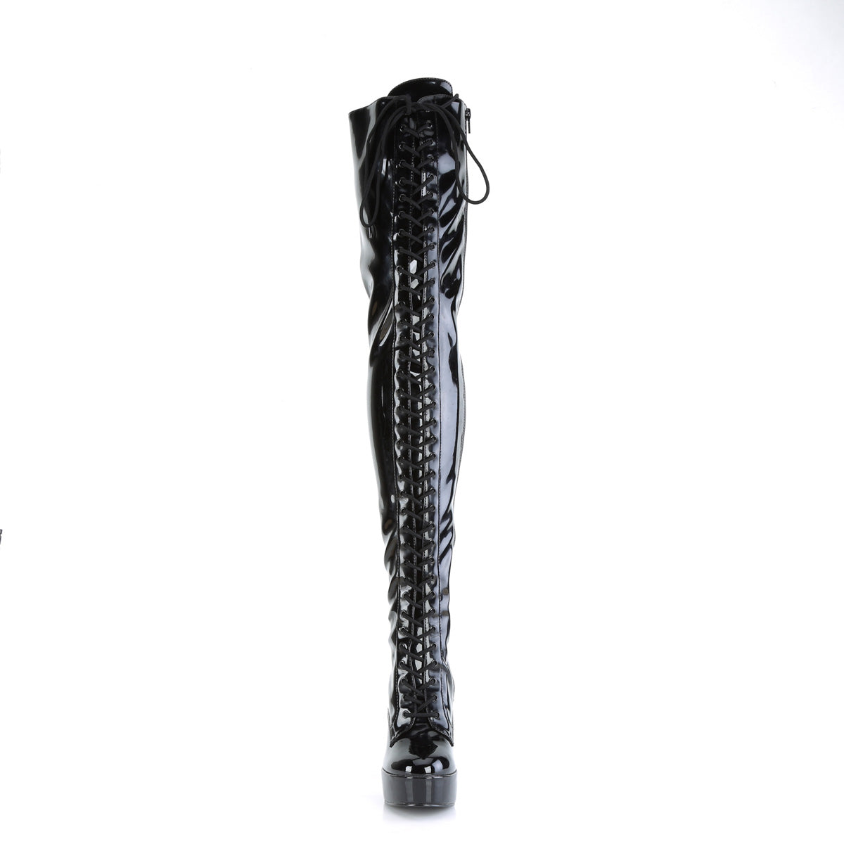 Pleaser Botas ELECTRA-3023 BLK STR. PAT / BLK
