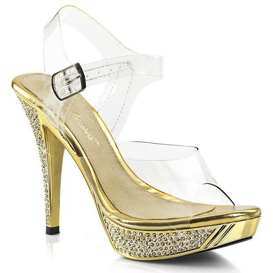 Fabulicious Sandalias para mujer ELEGANT-408 CLR / ORO CROMO