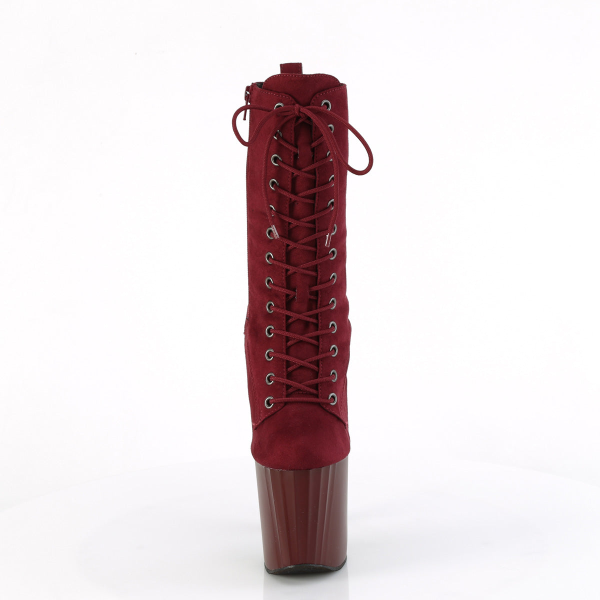 Pleaser ENCHANT-1040 Borgoña Faux Suede/Borgoña Matte