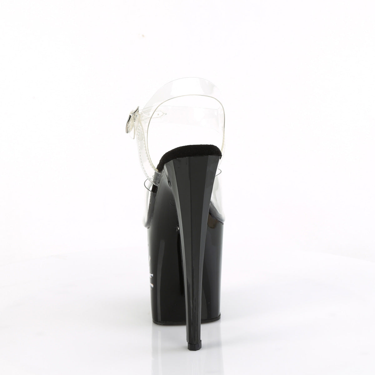 Pleaser ENCHANT-708lt-pinwhe clr/blk-slv brillo