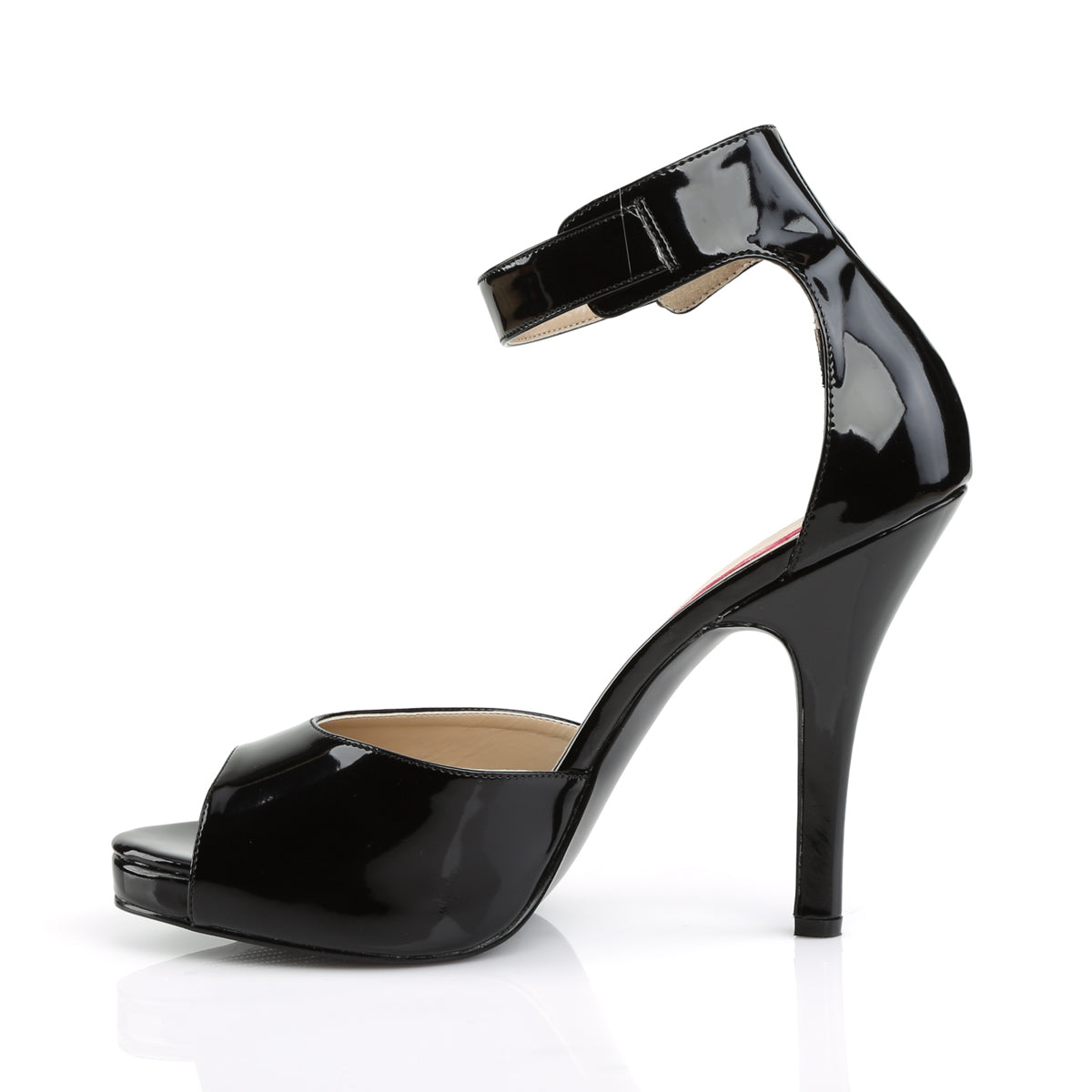 Pleaser Pink Label Bombas para mujer EVE-02 BLK PAT