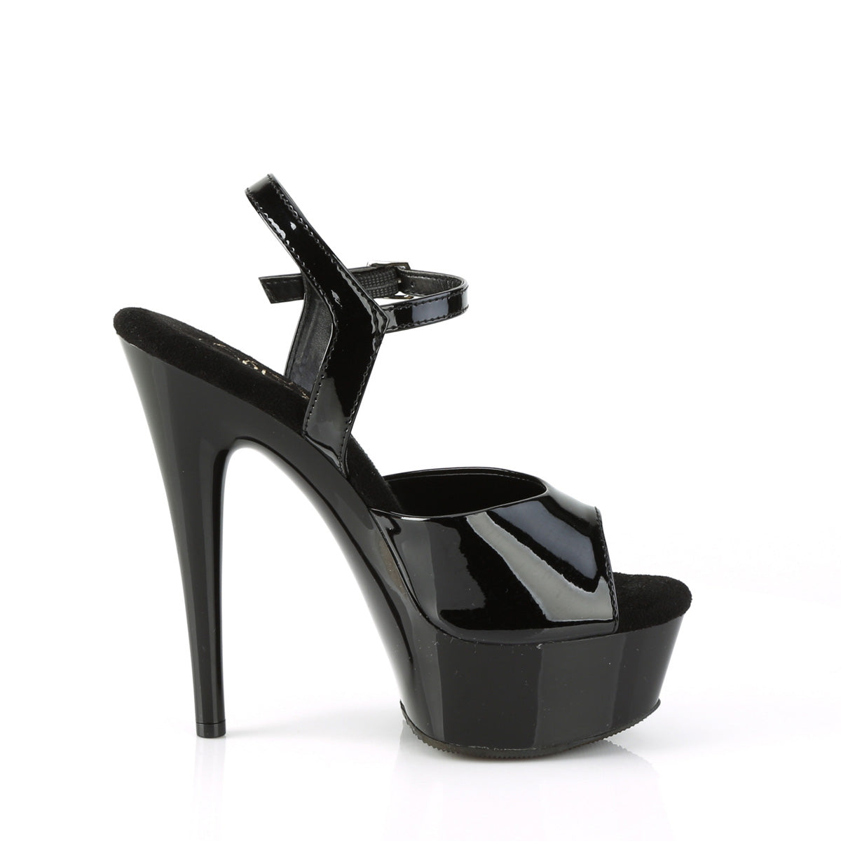 Pleaser Sandalias EXCITE-609 BLK PAT / BLK