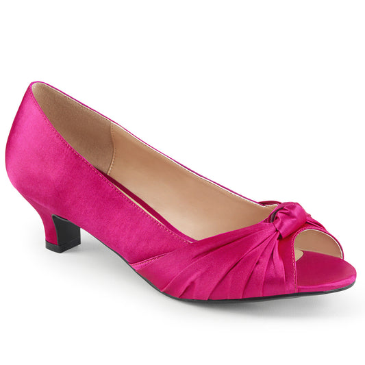 Pleaser Pink Label Bombas para mujer FAB-422 H. Rosa satinado