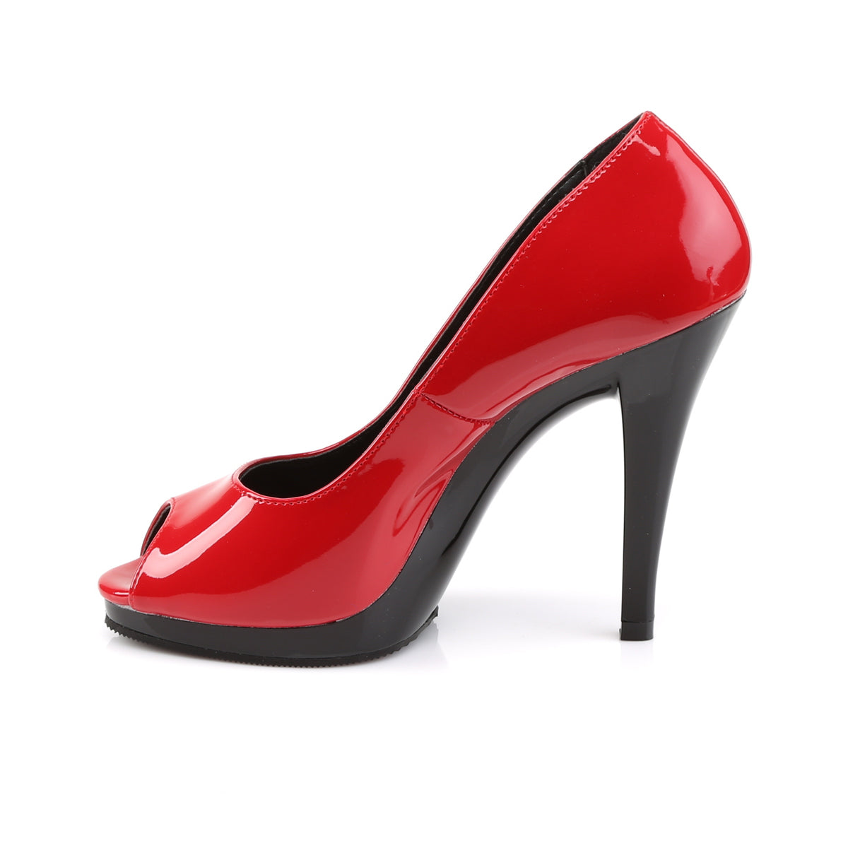 Pleaser Pink Label Bombas para mujer FLAIR-474 rojo / blk