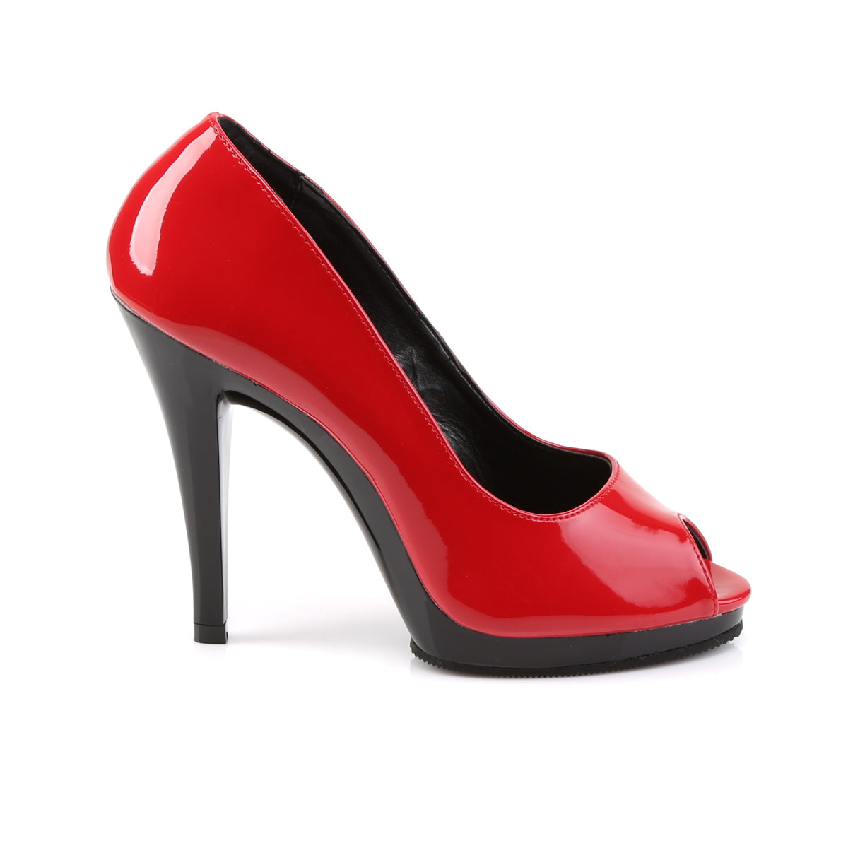 Pleaser Pink Label Bombas para mujer FLAIR-474 rojo / blk