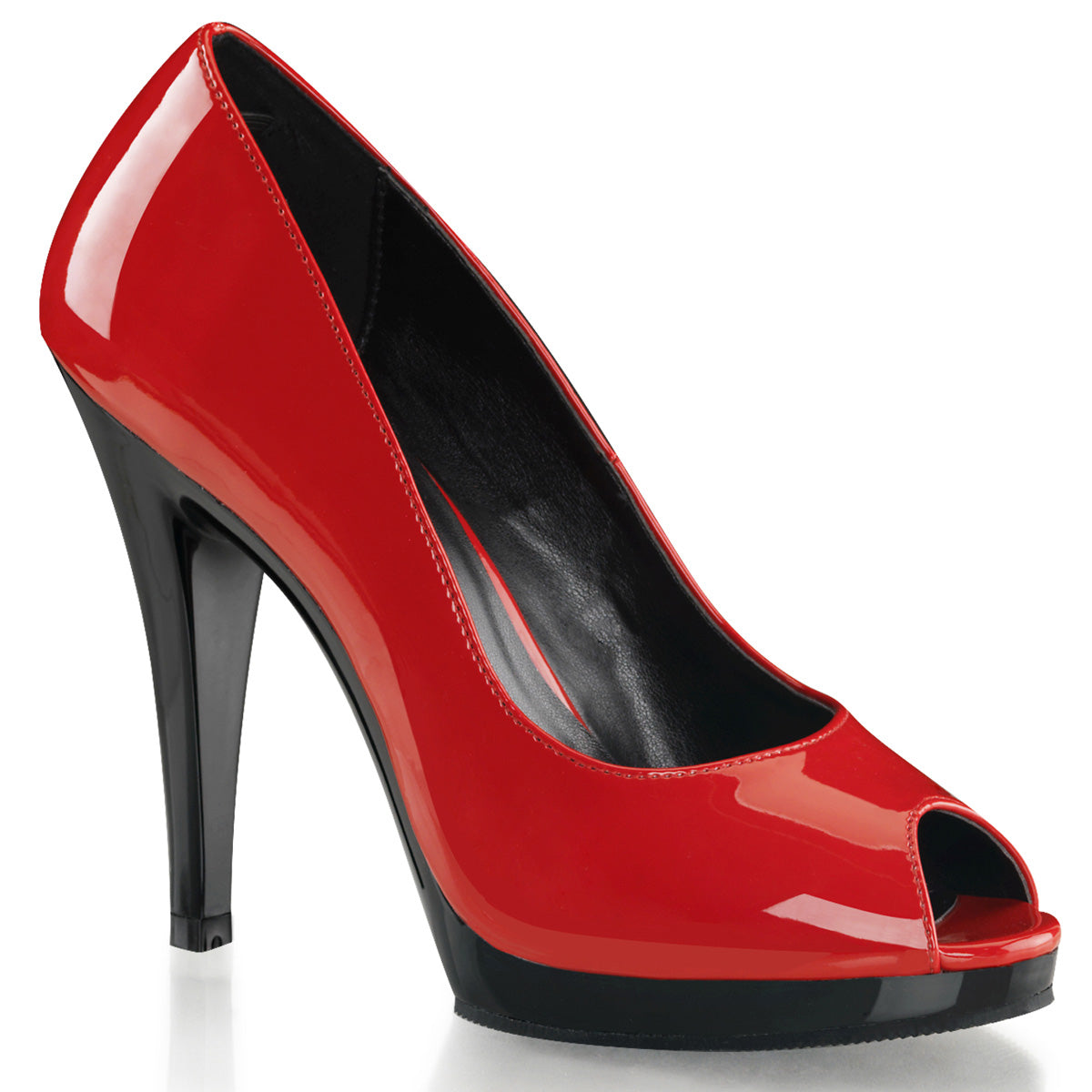 Pleaser Pink Label Bombas para mujer FLAIR-474 rojo / blk