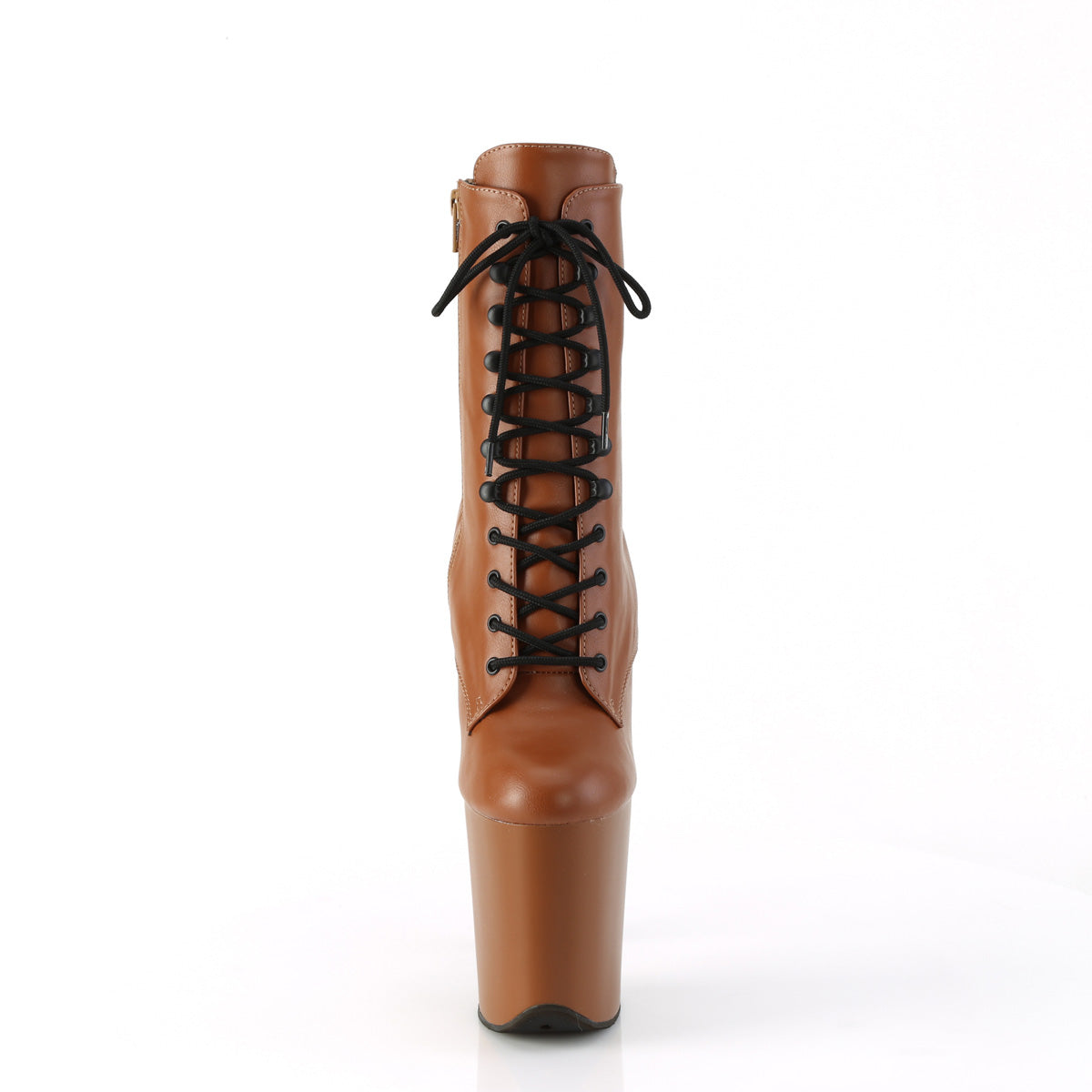 Pleaser FLAMINGO-1020 Caramelo Faux Leather/Caramel Matte