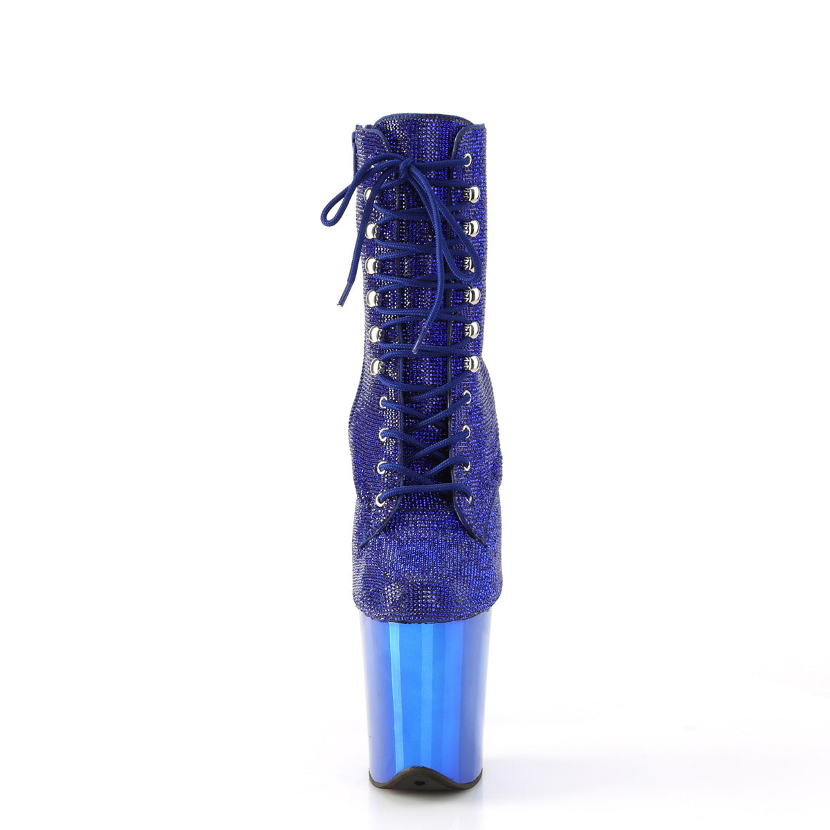 Pleaser Botines FLAMINGO-1020CHRS Royal Blue RS / Royal Blue Chrome