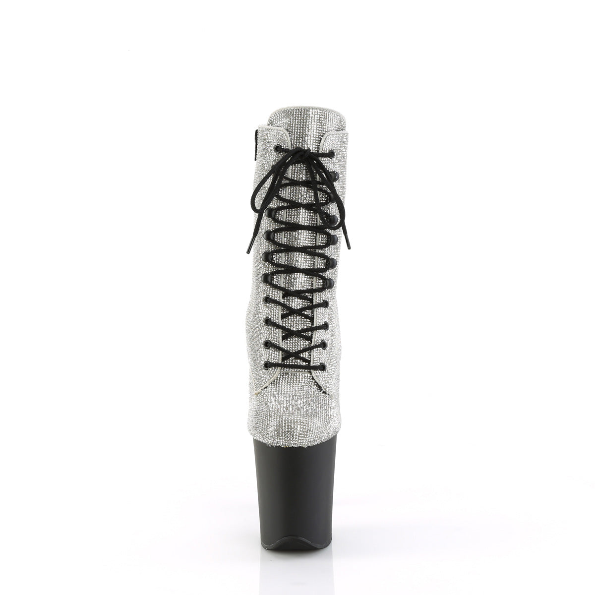Pleaser Botines FLAMINGO-1020rs slv rs / negro mate