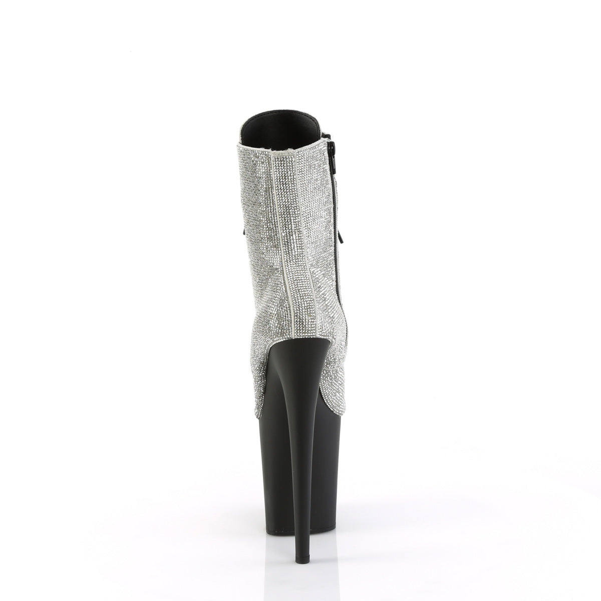 Pleaser Botines FLAMINGO-1020rs slv rs / negro mate