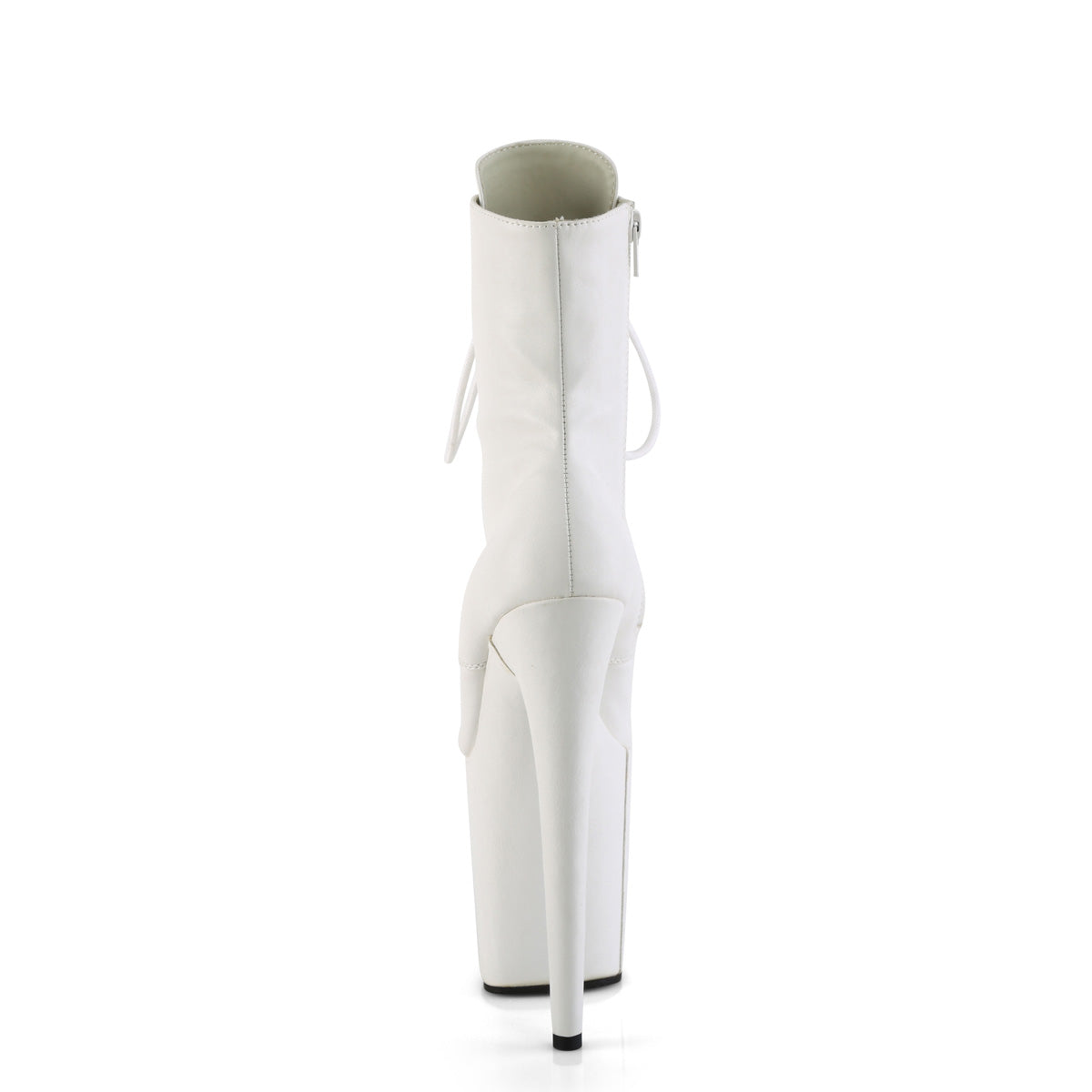 Pleaser FLAMINGO-1020WR WHT Faux Leather/Wht Faux Leather