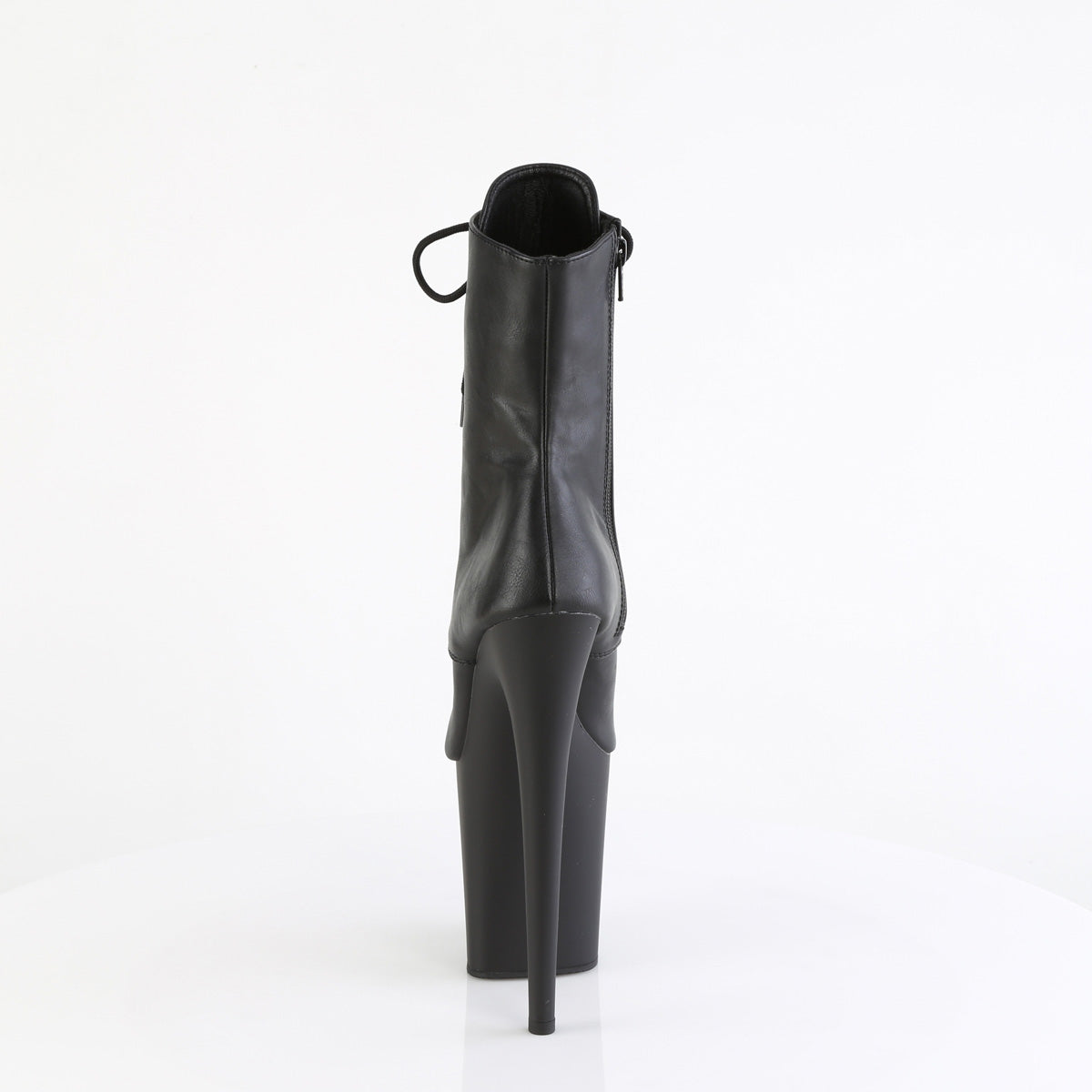 Pleaser FLAMINGO-1021 Blk Faux Leather/Blk Matte
