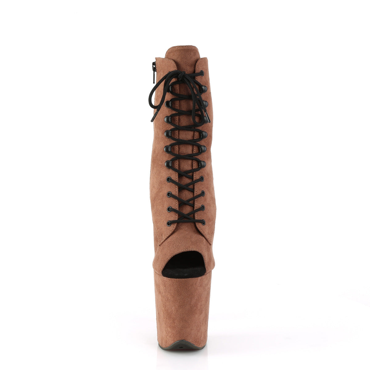 Pleaser Botines FLAMINGO-1021FS Caramel Faux Suede / Caramel Faux Suede