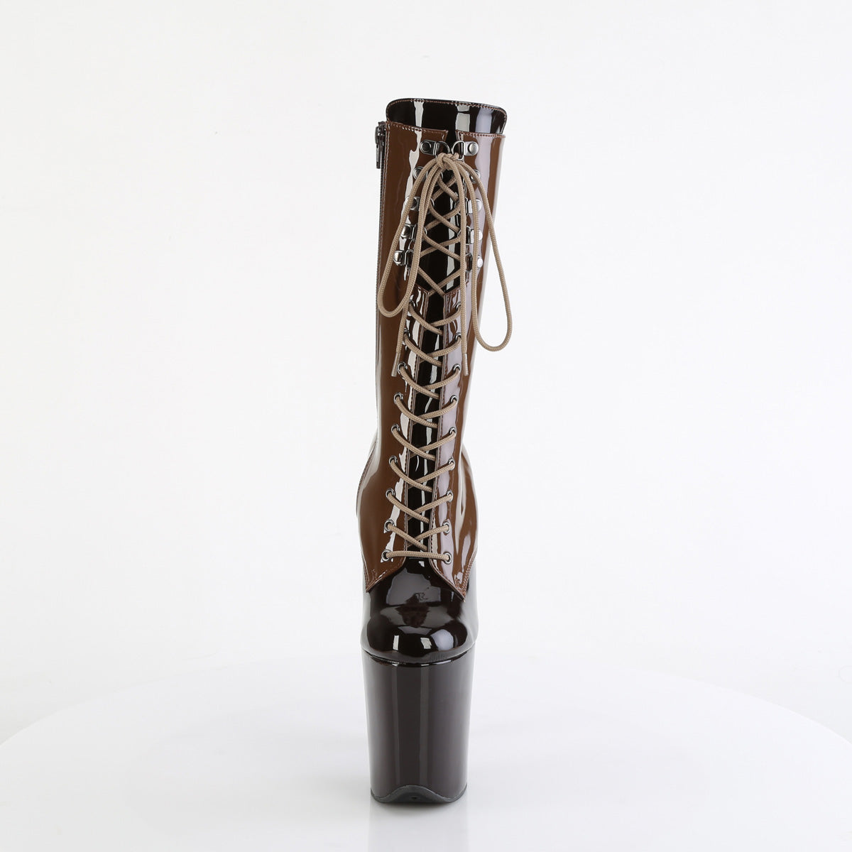 Pleaser FLAMINGO-1054dc Mocha-Coffee Pat/Mocha Café