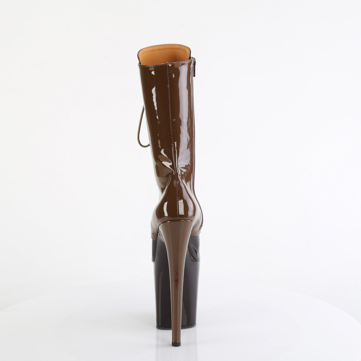 Pleaser FLAMINGO-1054dc Mocha-Coffee Pat/Mocha Café
