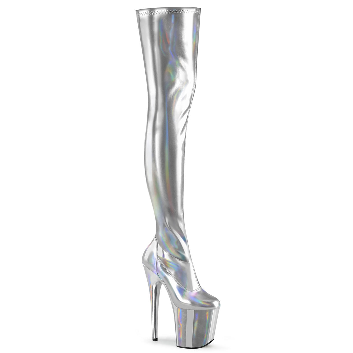 Pleaser FLAMINGO-3000HWR Slv Str. Holo/Slv Holo