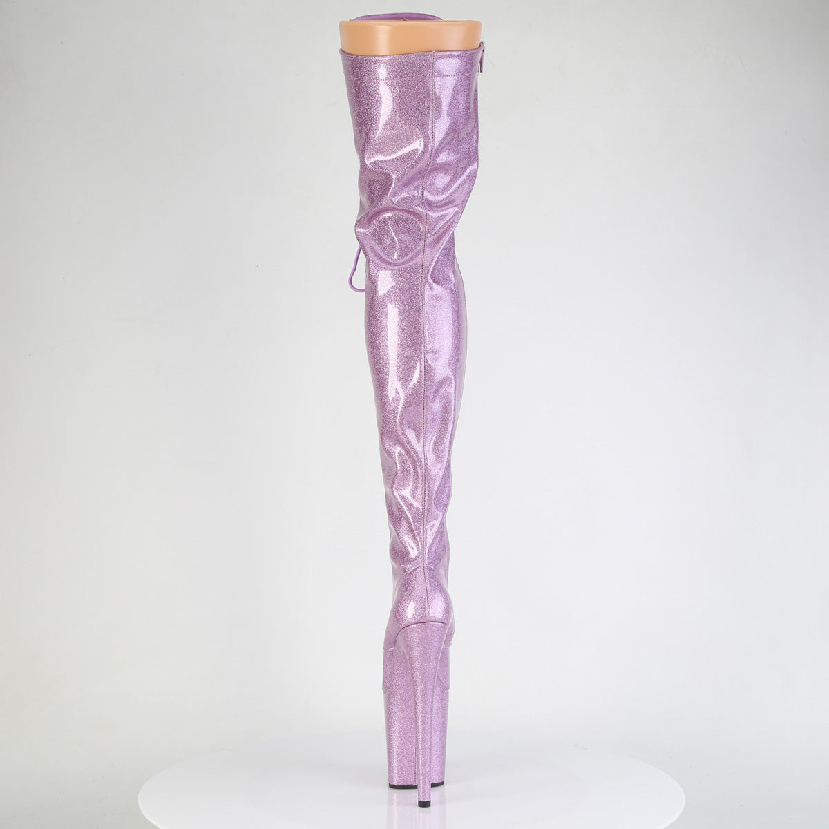 Pleaser Women's Platform Shoes FLAMINGO-3020GP Lilac Glitter Pat/M