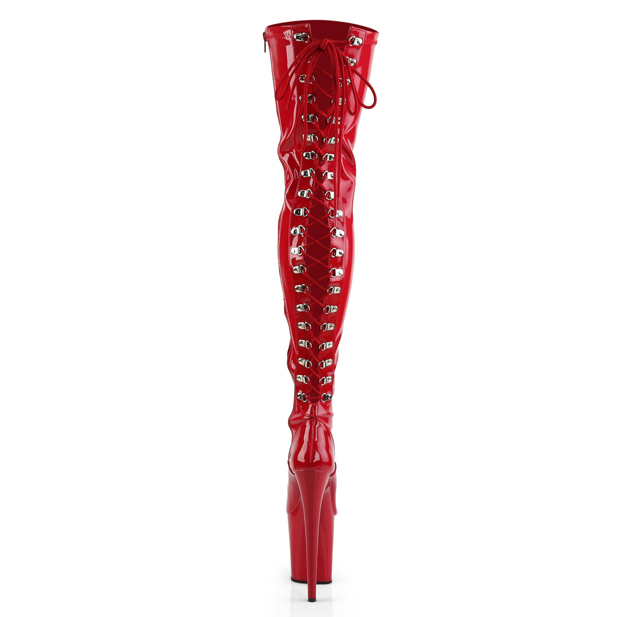Pleaser Botas de mujer FLAMINGO-3063 Red Str Pat / Red