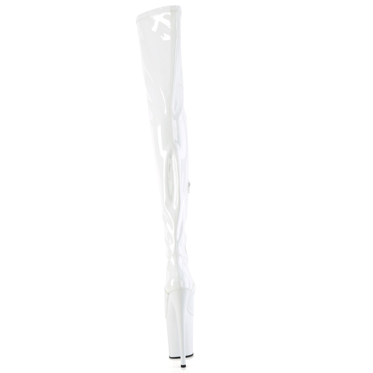 Pleaser FLAMINGO-4000 wht str. Pat/WHT