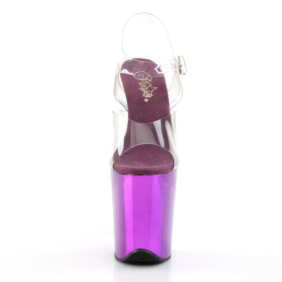 Pleaser Sandalias para mujer FLAMINGO-808 CLR / cromo púrpura