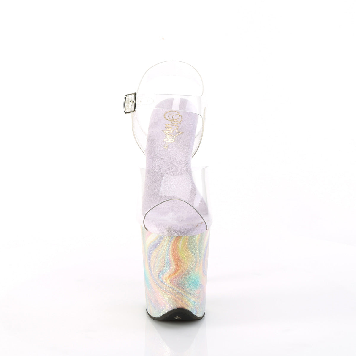 Pleaser FLAMINGO-808CRF CLR/Lavender Multi Britters