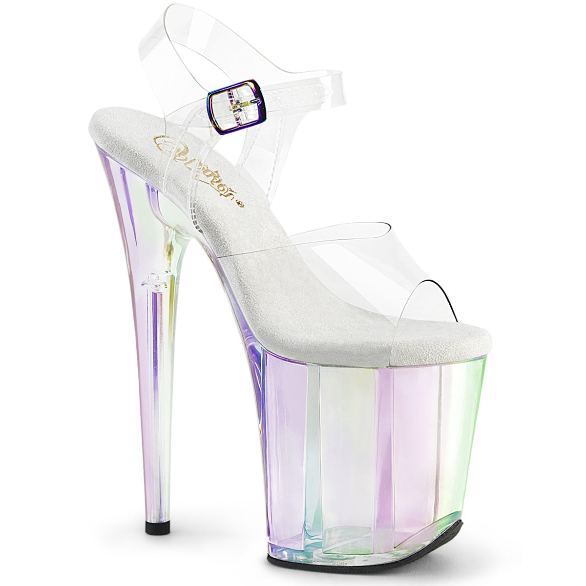 Pleaser FLAMINGO-808HT Clr/Holo Tinted