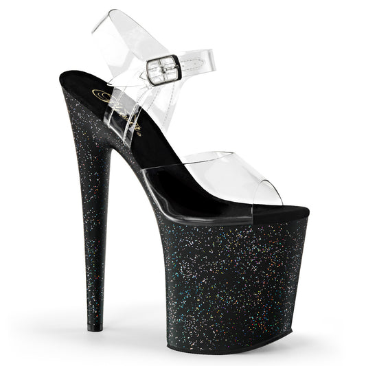 Pleaser Sandalias para mujer FLAMINGO-808 mg clr / blk