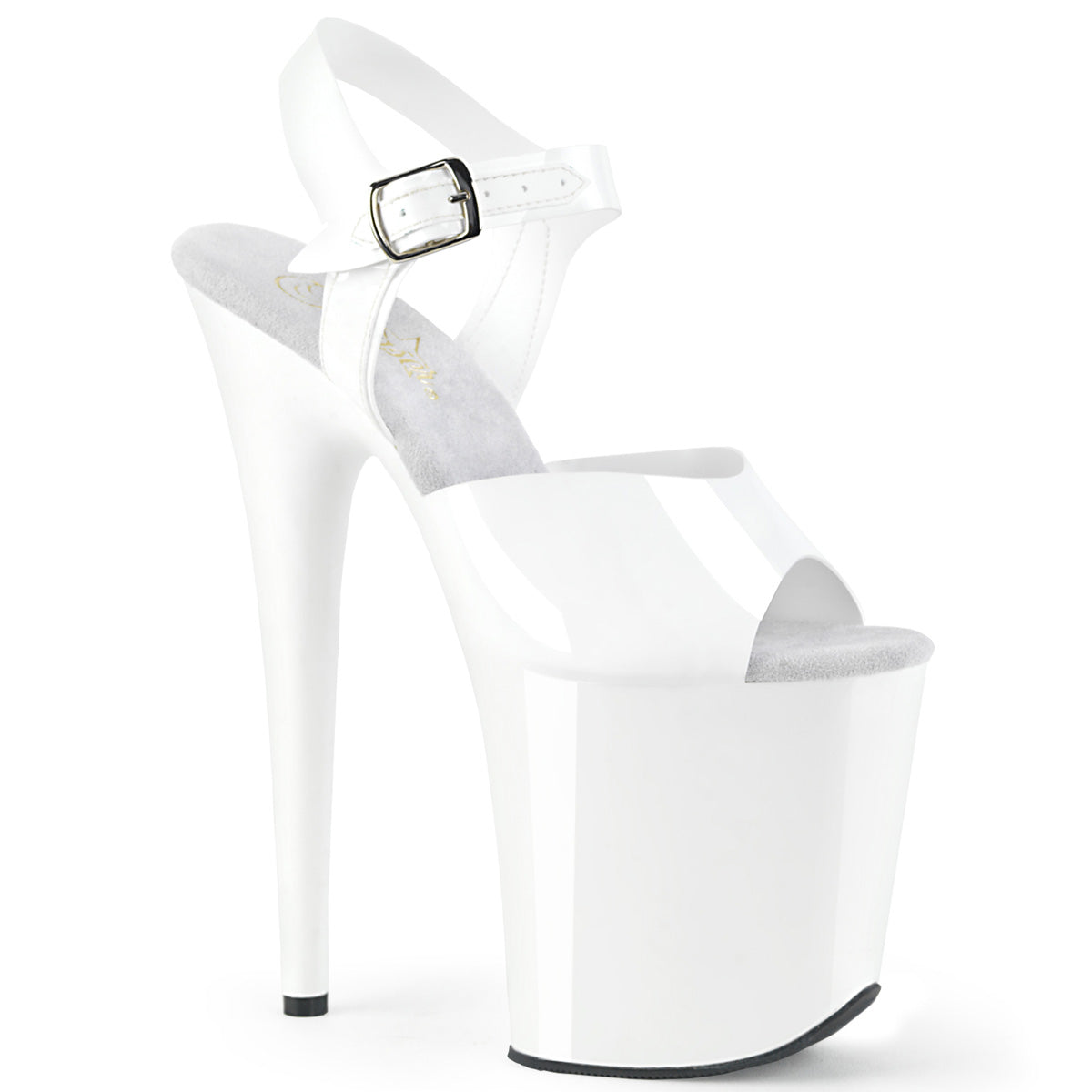 Pleaser Sandalias para mujer FLAMINGO-808n wht (jalea) tpu / wht