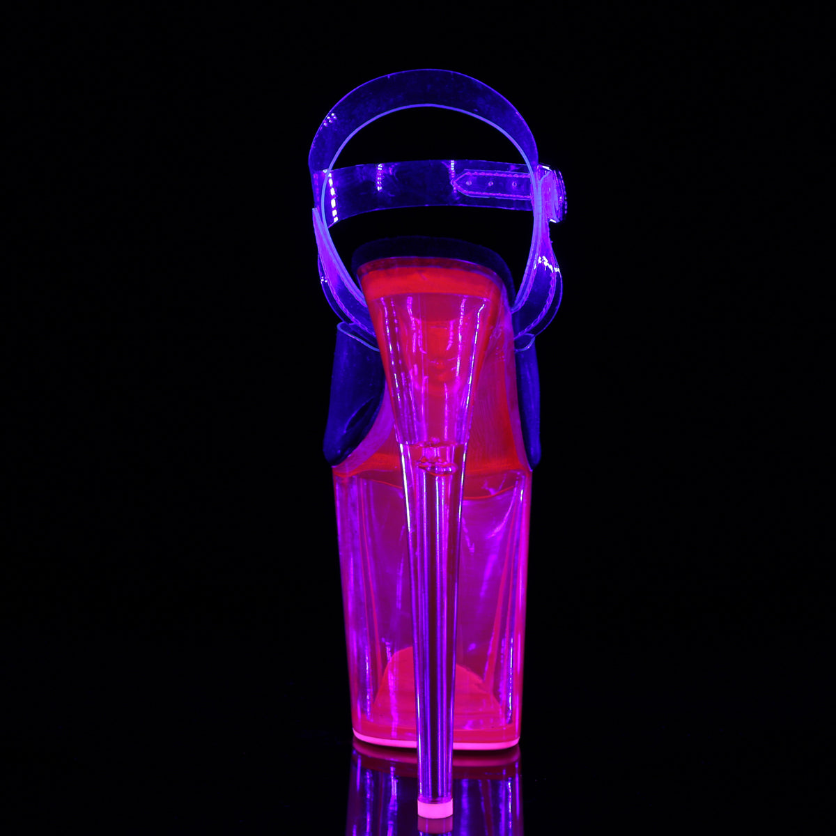 Pleaser Sandalias para mujer FLAMINGO-808uvt clr / h. Rosa tintado