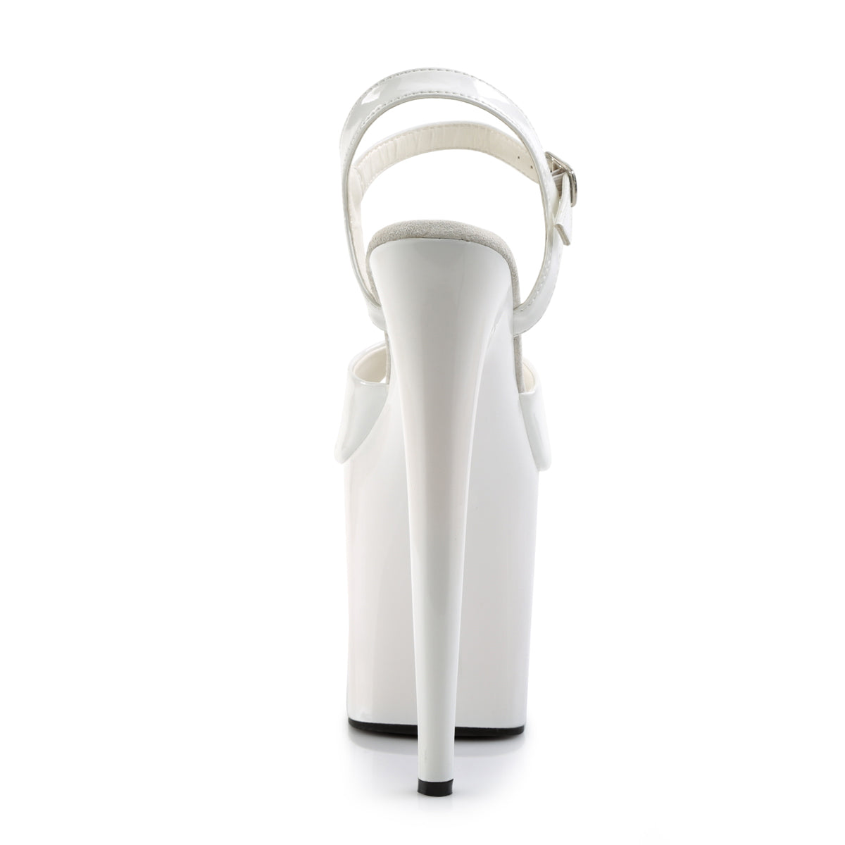 Pleaser Sandalias para mujer FLAMINGO-809 WHT PAT / WHT