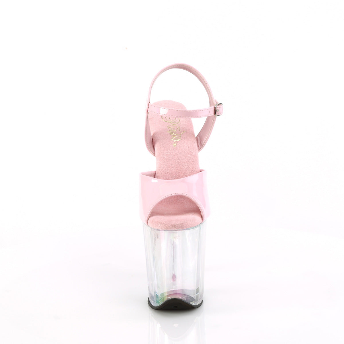 Pleaser FLAMINGO-809ht B. rosa holo pat/holo teñido
