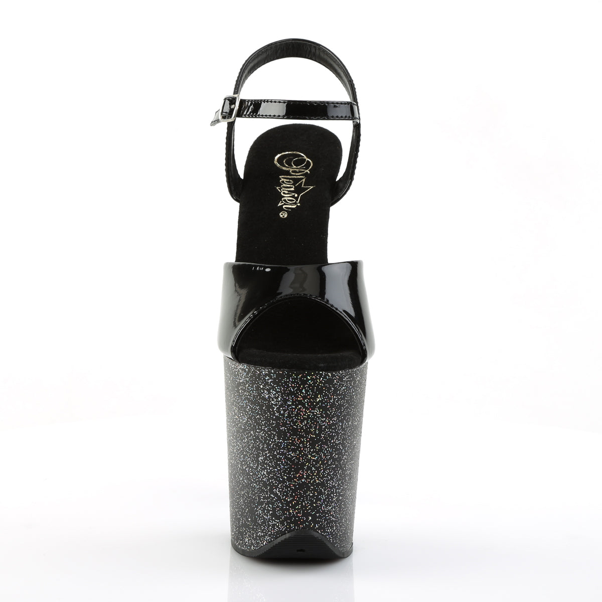 Pleaser Sandalias para mujer FLAMINGO-809mg BLK / BLK