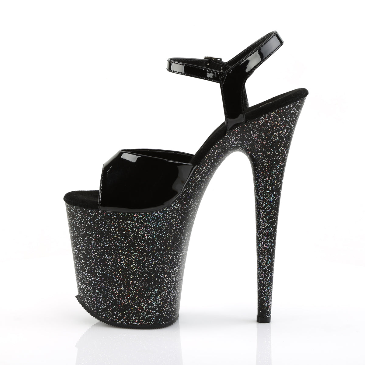Pleaser Sandalias para mujer FLAMINGO-809mg BLK / BLK