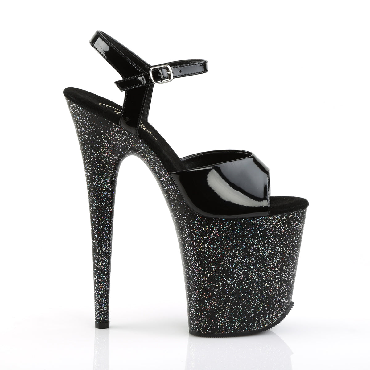 Pleaser Sandalias para mujer FLAMINGO-809mg BLK / BLK
