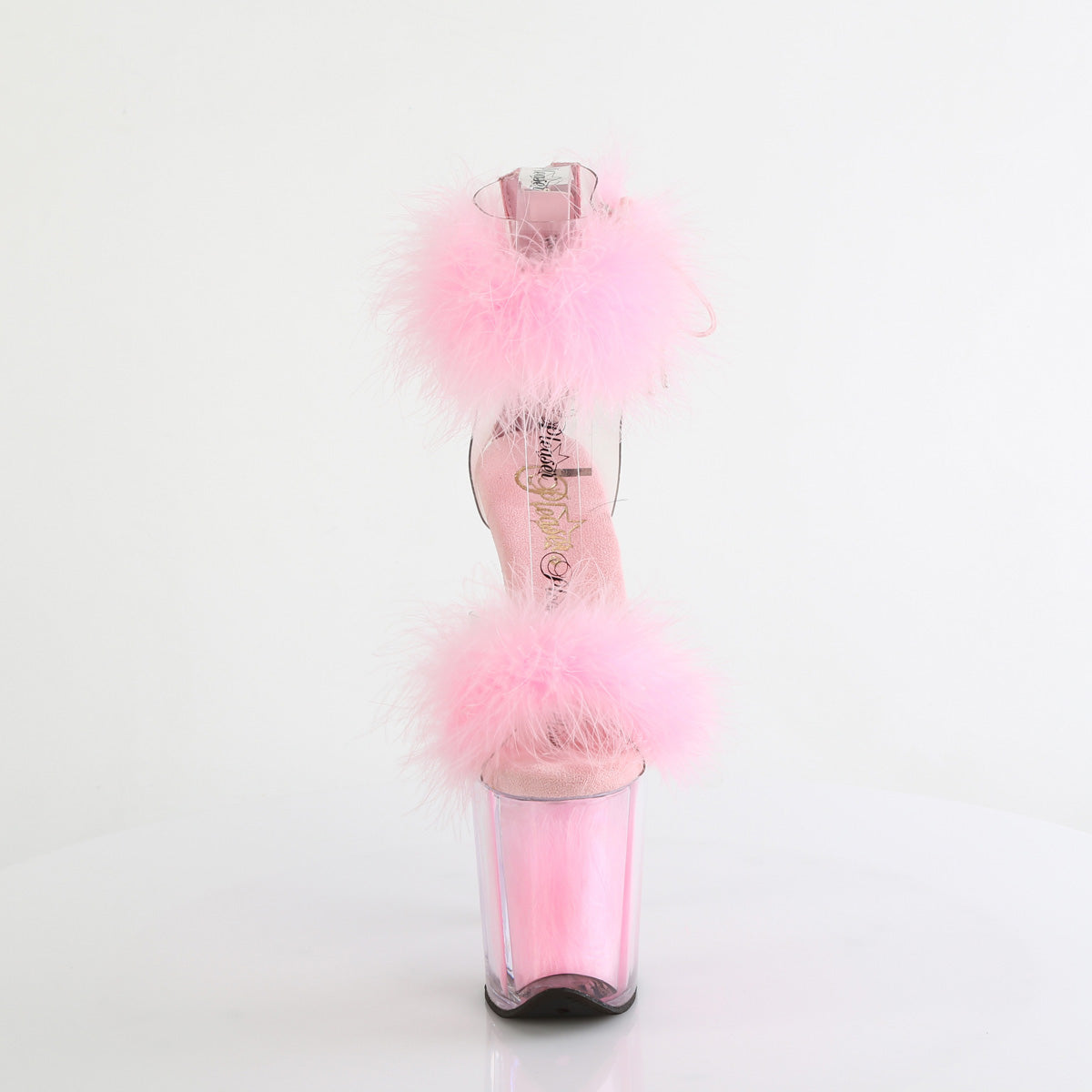 Pleaser FLAMINGO-824f CLR-B. Pink Fur/M