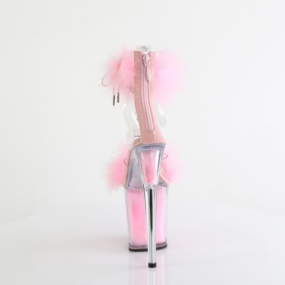 Pleaser FLAMINGO-824f CLR-B. Pink Fur/M