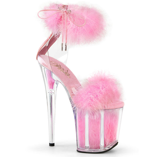 Pleaser   FLAMINGO-824f CLR-B. Pink Fur/M