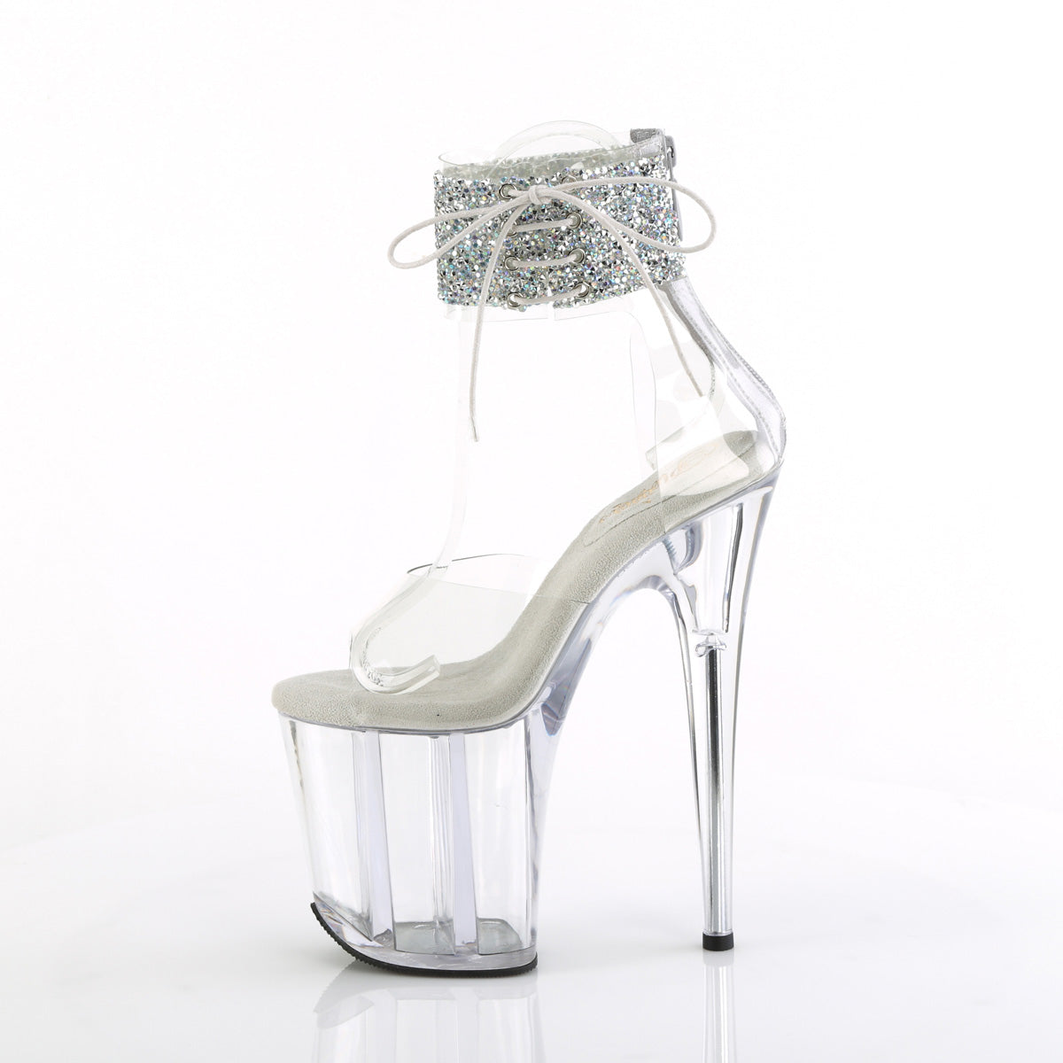 Pleaser FLAMINGO-824RS-02 CLR-SLV AB RS/CLR