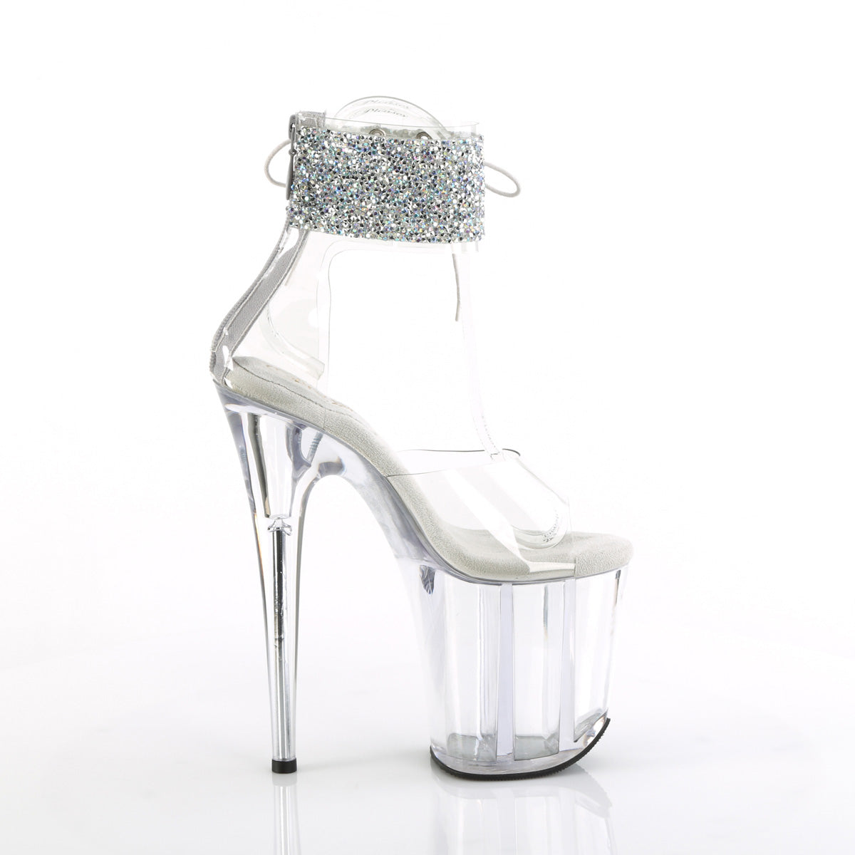 Pleaser FLAMINGO-824RS-02 CLR-SLV AB RS/CLR