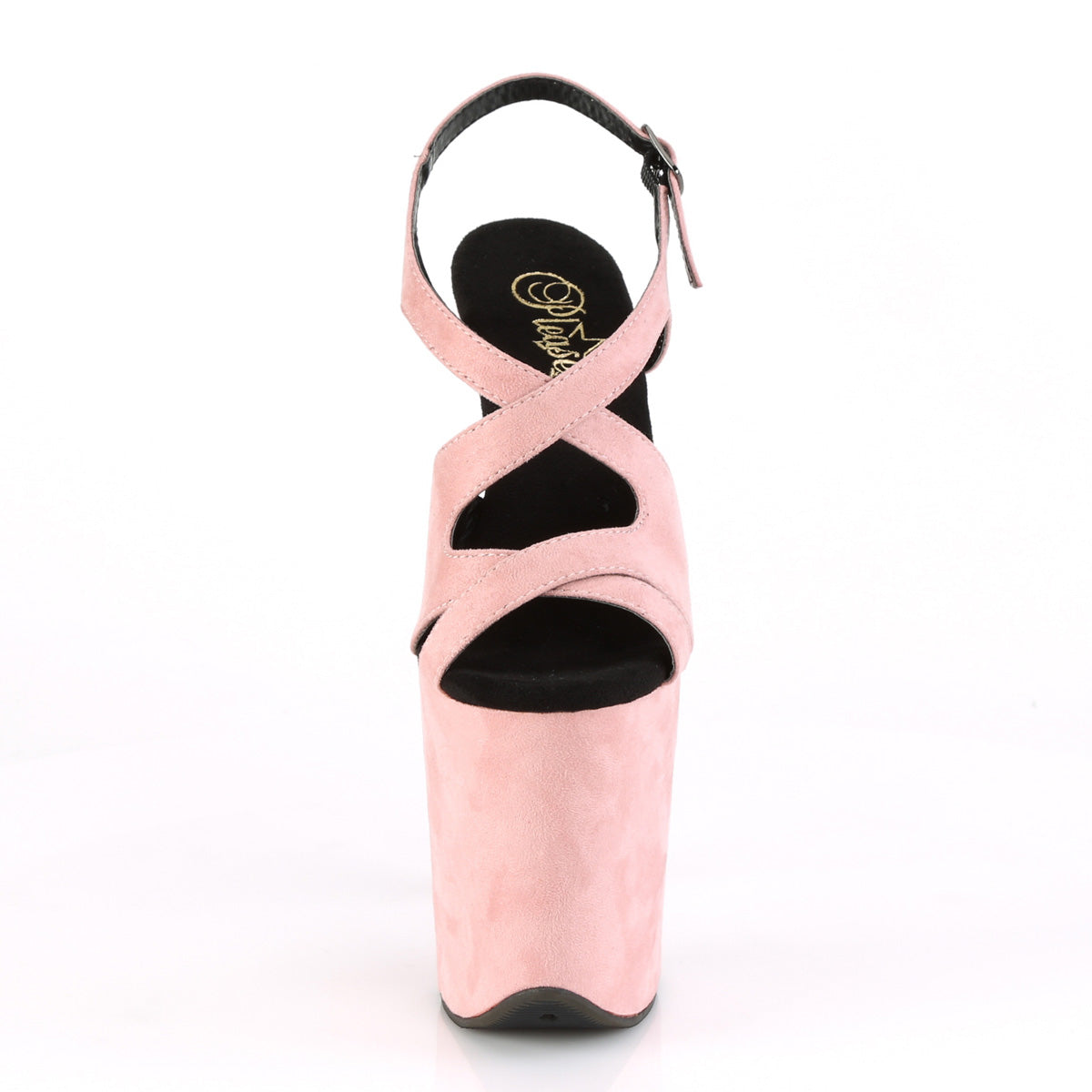 Pleaser Sandalias para mujer FLAMINGO-831FS B. PINK FAUX SUEDE / B. Gamuza Faux Pink