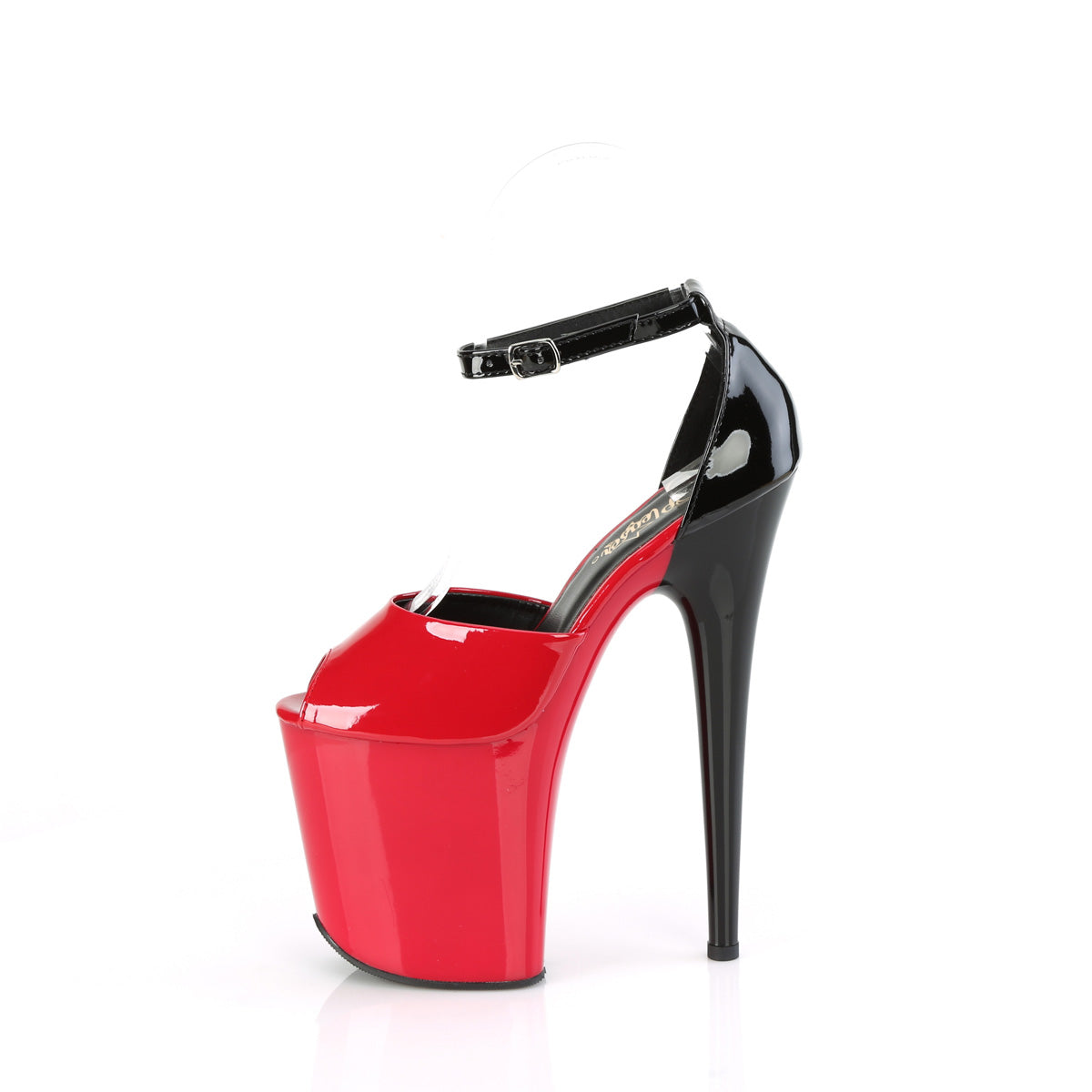 Pleaser FLAMINGO-868 Pat/Blk rojo rojo