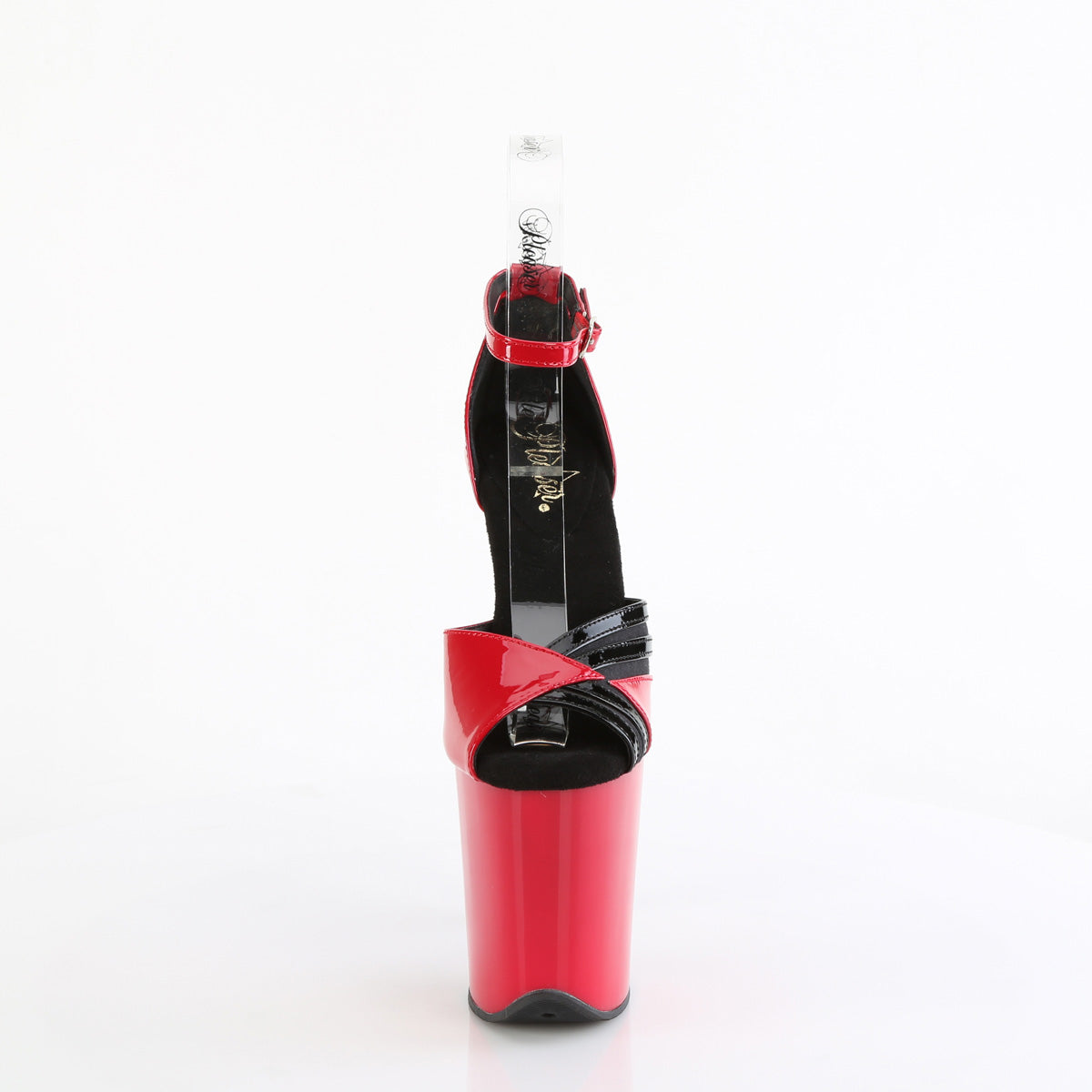 Pleaser FLAMINGO-884 Red-Blk/Red-Blk