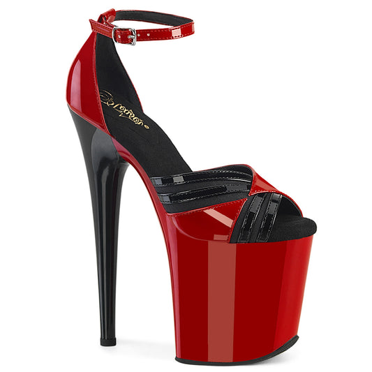 Pleaser   FLAMINGO-884 Red Blk/Red-Blk