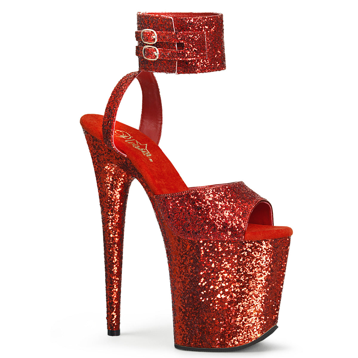 Pleaser Sandalias para mujer FLAMINGO-891lg brillo rojo / brillo rojo
