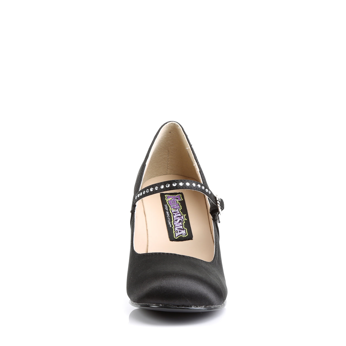 Funtasma Bombas para mujer FLAPPER-20 blk satin satin pu